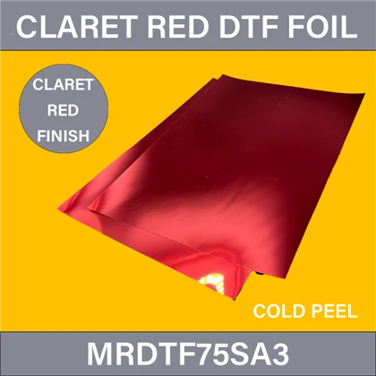 ورقة نقل Claret Red DTF